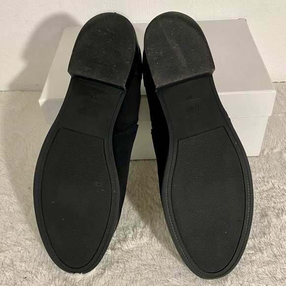 Toms Shaye Low Black Suede Loafers Women’s Size 9 Slip On - Picture 8 of 11